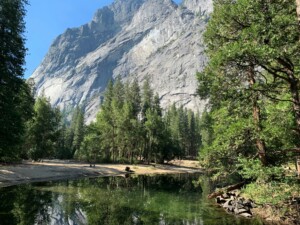 Family picnic spots Yosemite lakeside setting ideal for family outdoor meals and relaxation