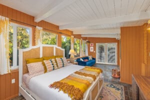 Cozy bedroom for travelers researching where to stay in Thayne Wyoming